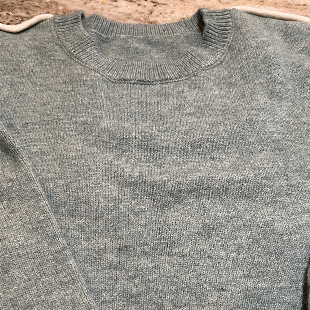 Classic Gray Crewneck Sweater for women